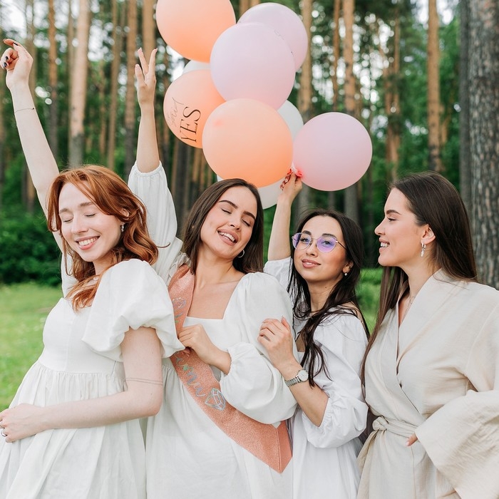 Воздушный шар латексный 12" &laquo;Она сказала да&raquo;, 50 шт.