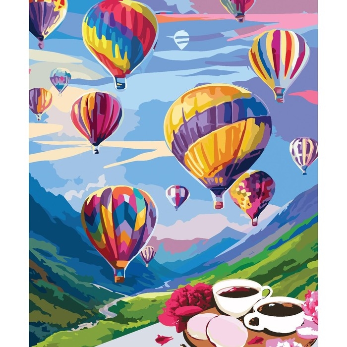 Алмазная мозаика с полным заполнением «Воздушные шары» 50х60 см Алмазная мозаика с полным заполнением «Воздушные шары» 50х60 см