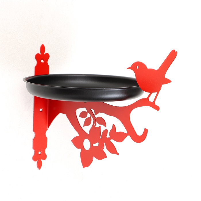 Кормушка  Кормушка "Синица", красная, толщина металла 1,5 мм, 30,2 х 22 х 24,6 см