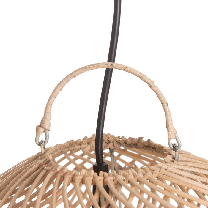 Светильник потолочный из ротанга Светильник потолочный из ротанга "Арис" 1х120Вт, Е27, 30х30х30 см