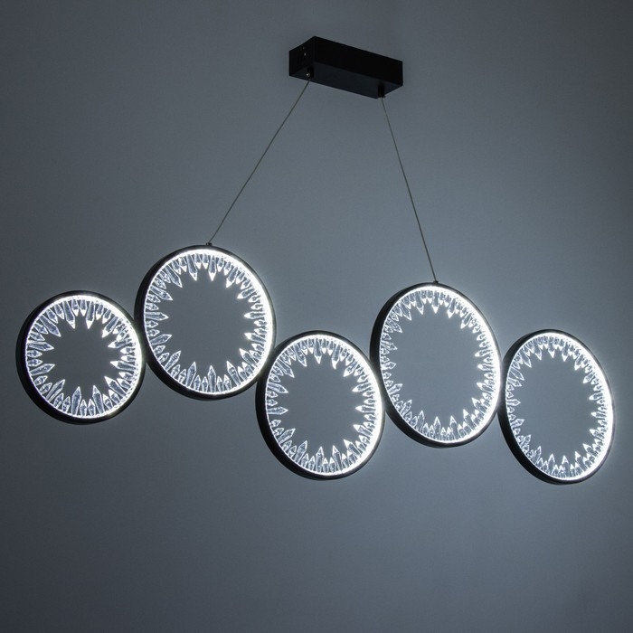 Светильник BayerLux Светильник BayerLux "Кристалл" LED 146Вт 3000-6000К черный 125х37х100 см