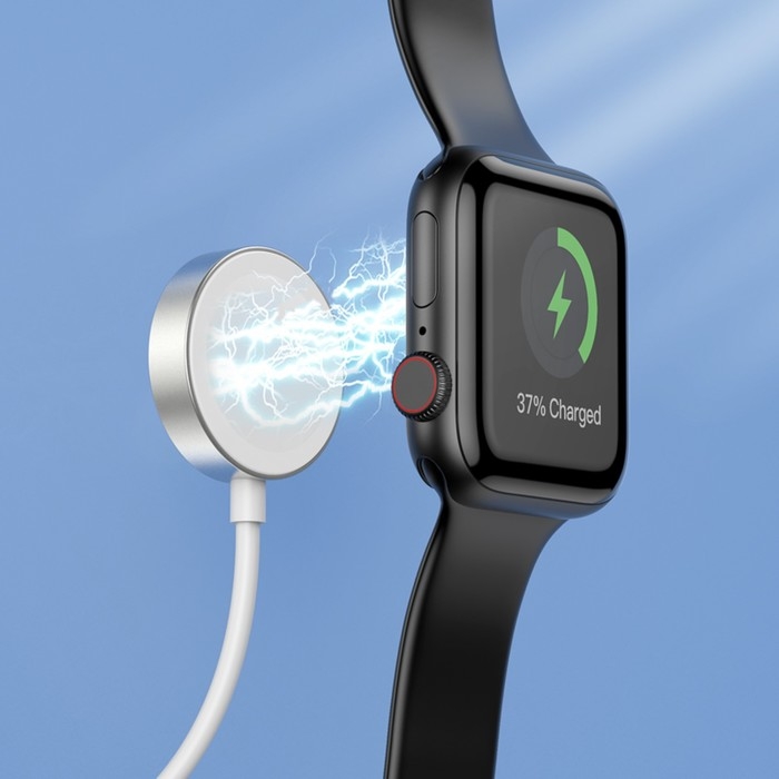 Зарядное устройство для Hoco CW39C, беспроводное, для смарт-часов, Type-C, 1.2 м, 1 А, белое Зарядное устройство для Hoco CW39C, беспроводное, для смарт-часов, Type-C, 1.2 м, 1 А, белое