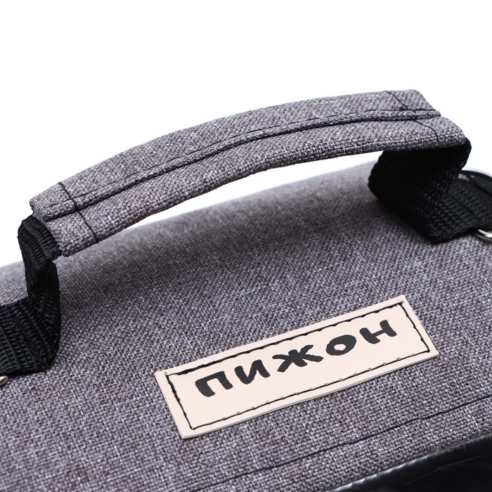 Сумка-переноска  Сумка-переноска "Мини" 25 х 21 х 16 см, серая