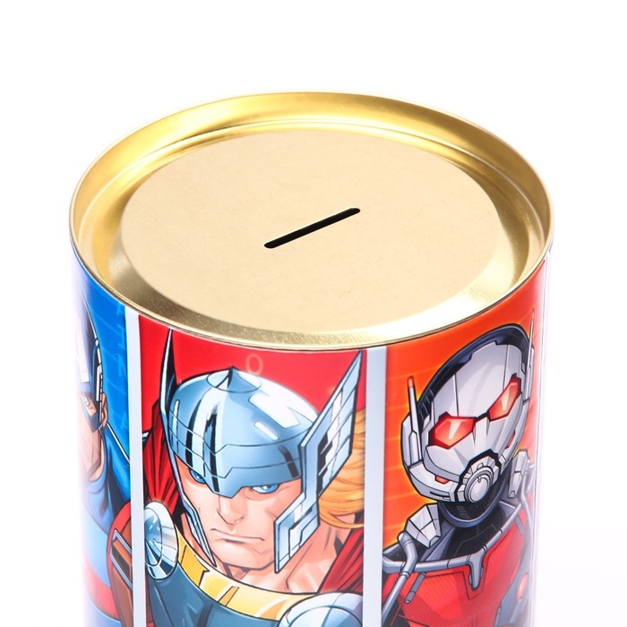 Копилка металлическая, 20,5 см х 12 см х 12 см, XXL Копилка металлическая, 20,5 см х 12 см х 12 см, XXL "Супер-герои", Мстители