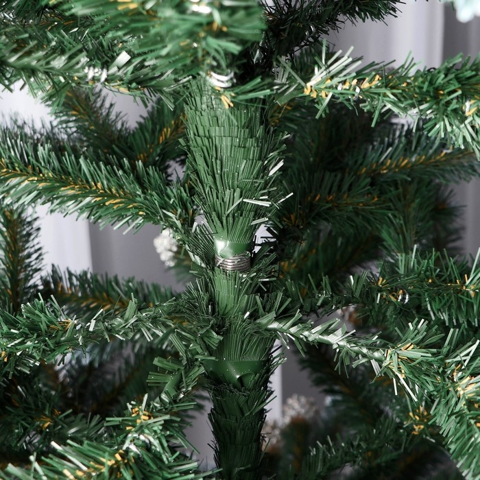 Ёлка искусственная Ёлка искусственная "Таёжная Элитная Белоснежная"(с шишками) 220 см