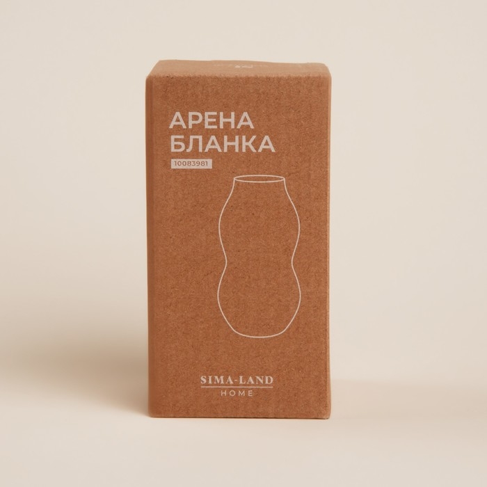 Ваза сервировочная SL Home «Арена Бланка», 7,5х14,2 см