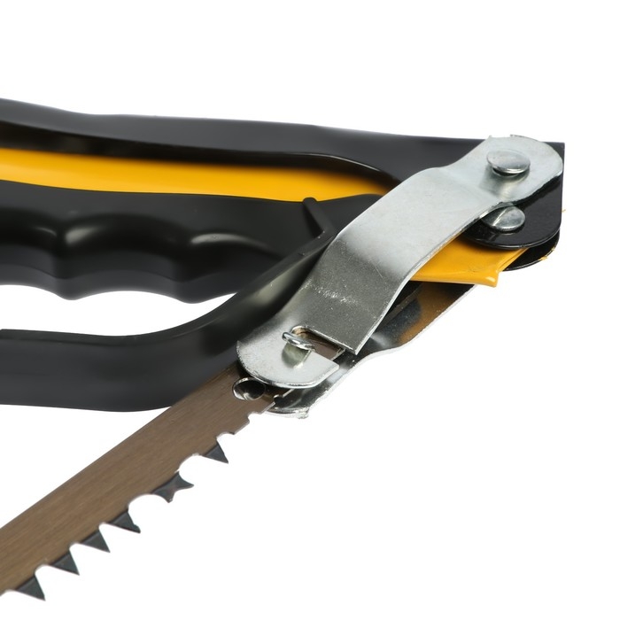 Пила лучковая ТУНДРА,  Пила лучковая ТУНДРА, "волчий зуб" для быстрого пила по сухой и мокрой древесине, 600 мм