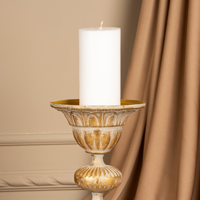 Подсвечник металл «Ярусы» для одной свечи 16 х 16 х 31 см