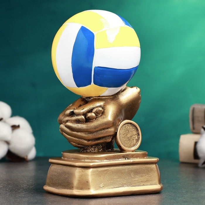 Стела  Стела "Волейбол" цветная, 8,5х11х18см