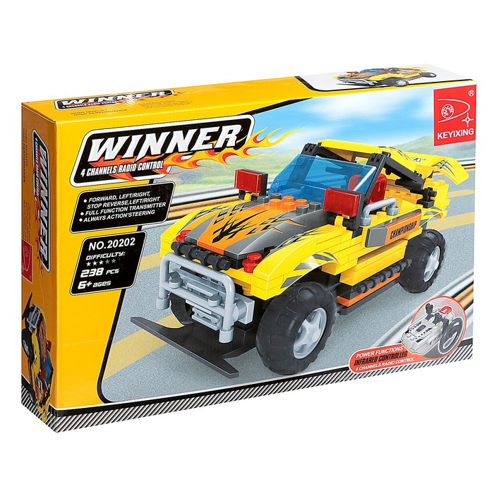 Конструктор на радиоуправлении &laquo;Гонка&raquo;, 238 деталей