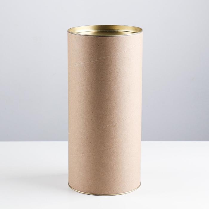 Тубус 120х260 мм (240 мм внутренняя высота),плотный картон, металлическая крышка Тубус 120х260 мм (240 мм внутренняя высота),плотный картон, металлическая крышка