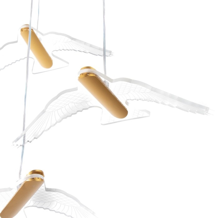 Каскад Каскад "Полет" 4LED+3LED 99Вт ПДУ белый 40х40х100см BayerLux