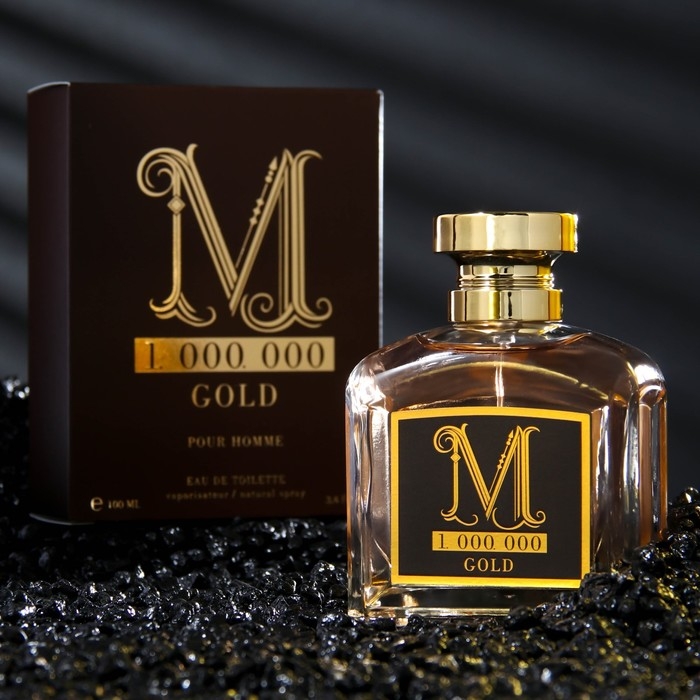 Туалетная вода мужская Million Gold, 100 мл Туалетная вода мужская Million Gold, 100 мл