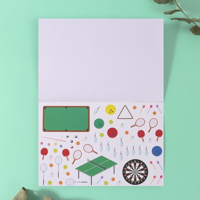 Наклейки в книжке Наклейки в книжке "Спортик" + 3 фона 20,7х14,2 см