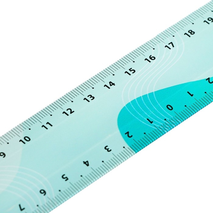 Линейка 30 см СТАММ Линейка 30 см СТАММ "Океан", пластиковая, европодвес