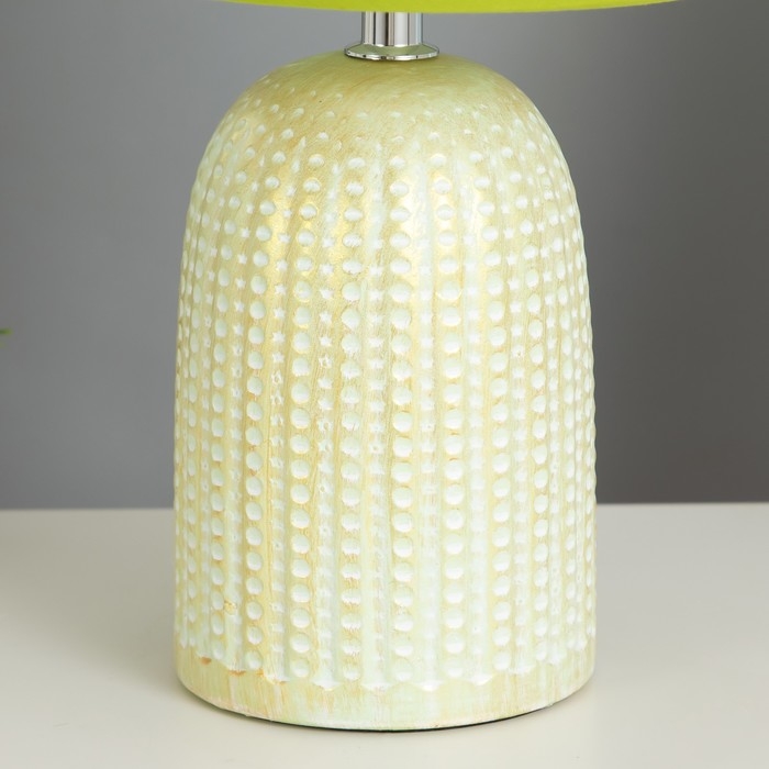 Настольная лампа Настольная лампа "Илария" Е14 40Вт зеленый 20х20х33 см RISALUX