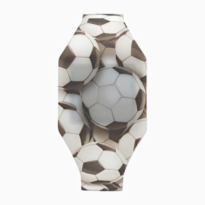 Часы наручные электронные, детские, Часы наручные электронные, детские, "Футбольные", ремешок l-23.5 см