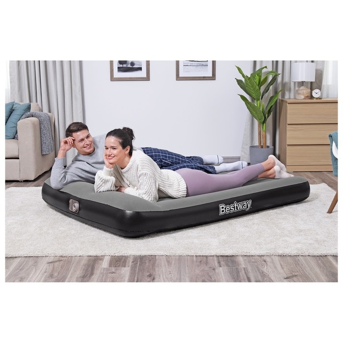 Кровать надувная Tritech, 191 х 137 х 30 см, с встроенным насосом 220-240V, 67462 Bestway Кровать надувная Tritech, 191 х 137 х 30 см, с встроенным насосом 220-240V, 67462 Bestway