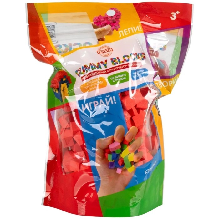 Конструктор — пластилин Gummy Blocks, красный Конструктор — пластилин Gummy Blocks, красный