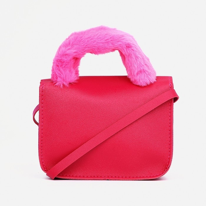 Сумка детская для девочки на магните, цвет малиновый Сумка детская для девочки на магните, цвет малиновый