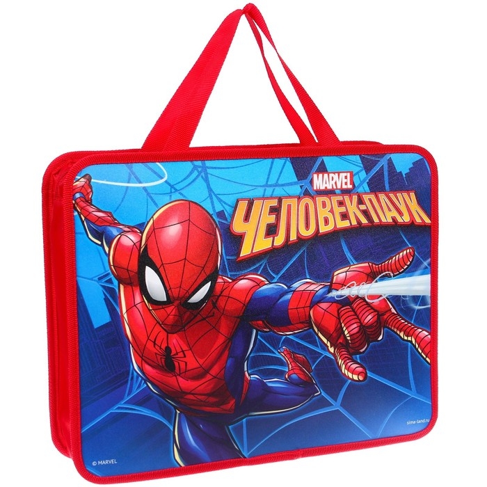 Набор первоклассника в папке, Человек-паук, 40 предметов Набор первоклассника в папке, Человек-паук, 40 предметов