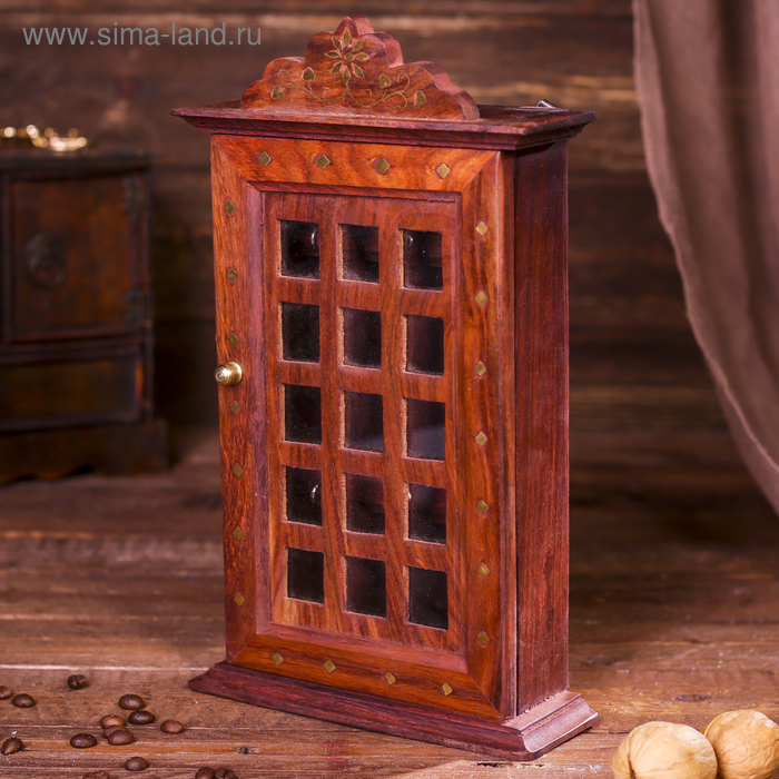 Ключница дерево Ключница дерево "Крона" 28,5х16,5х6 см