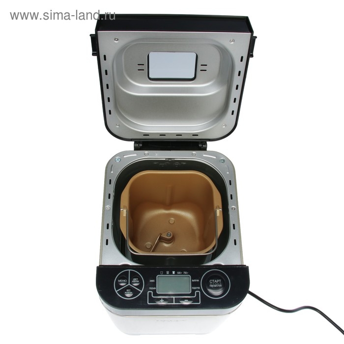 Хлебопечка DELTA LUX DL-8008В, 500 Вт, 13 программ, ускоренная выпечка, таймер, золотистая