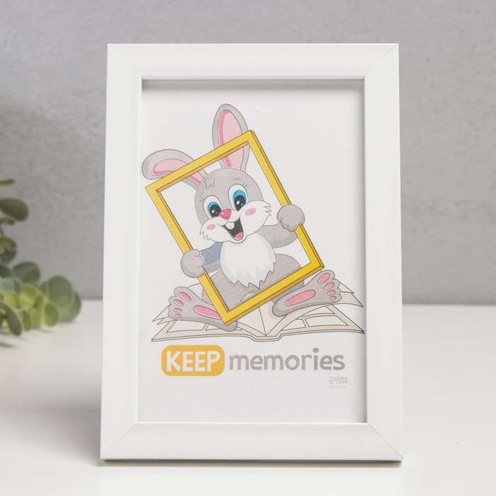 Фоторамка пластик Фоторамка пластик "Формат" 10х15 см, белый