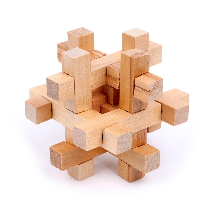 Головоломка деревянная Игры разума «Сложный крест» Головоломка деревянная Игры разума «Сложный крест»