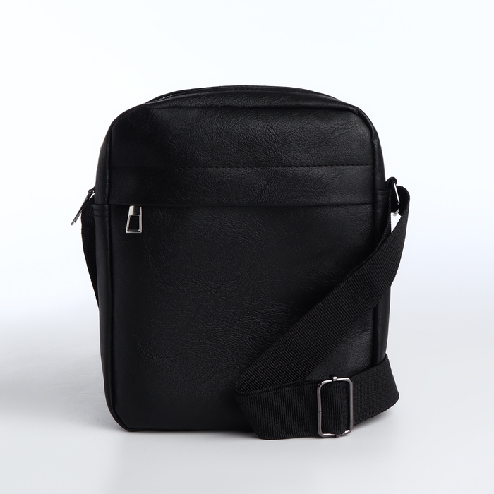 Сумка мужская на молнии, цвет чёрный Сумка мужская на молнии, цвет чёрный