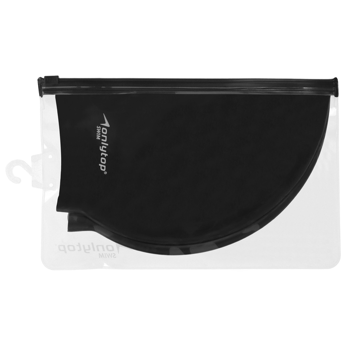 Шапочка для плавания взрослая ONLYTOP, тканевая, обхват 54-60 см, цвет лиловый Шапочка для плавания взрослая ONLYTOP, тканевая, обхват 54-60 см, цвет лиловый