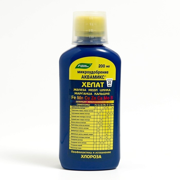 Удобрение  Удобрение "Аквамикс", водный раствор, 0,2 л