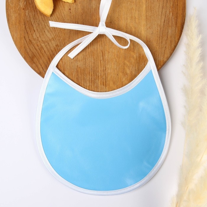 Нагрудник из клеёнки с ПВХ-покрытием, на завязках, цвета МИКС Нагрудник из клеёнки с ПВХ-покрытием, на завязках, цвета МИКС