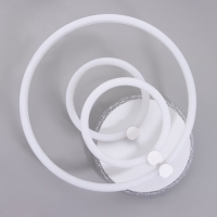 Люстра с ПДУ 1914/3 LED 84Вт диммер белый 42х40х12 см BayerLux