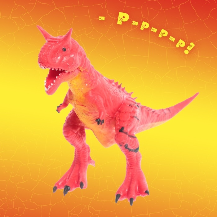 Фигурка животного тянущаяся «Динозавр», МИКС Фигурка животного тянущаяся «Динозавр», МИКС