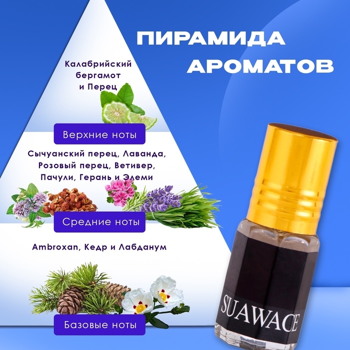 Духи масляные мужские Sauwace, 3 мл Духи масляные мужские Sauwace, 3 мл