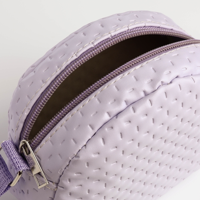 Сумка детская для девочки на молнии, цвет сиреневый Сумка детская для девочки на молнии, цвет сиреневый