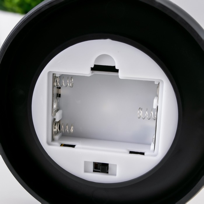 Ночник колба Ночник колба "Счастливый день" LED от батареек 3хААА 11х11х21,5 см RISALUX