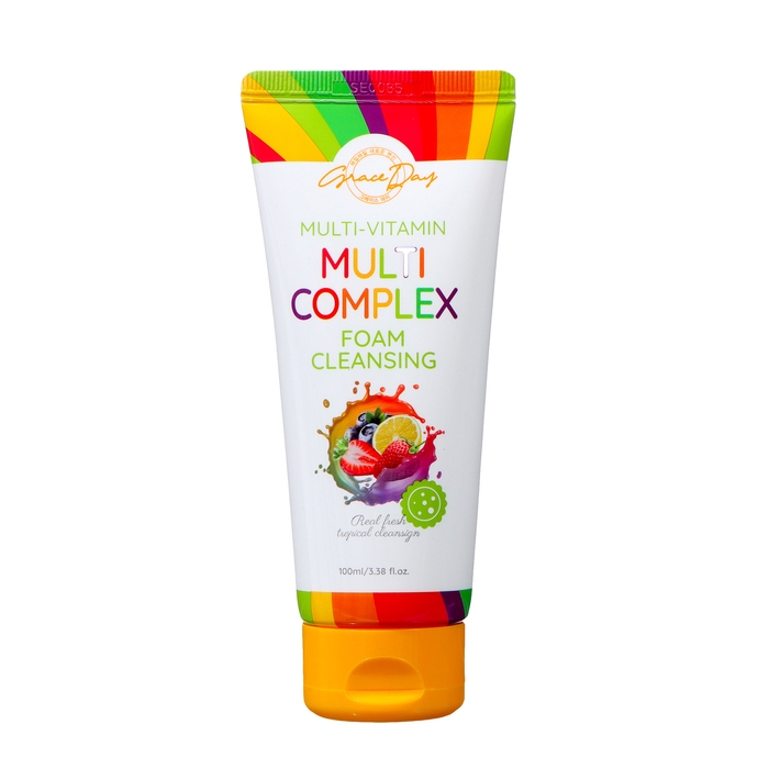 Пенка для лица Grace Day мультивитаминная, очищающая, мультикомплексная, 100 мл Пенка для лица Grace Day мультивитаминная, очищающая, мультикомплексная, 100 мл