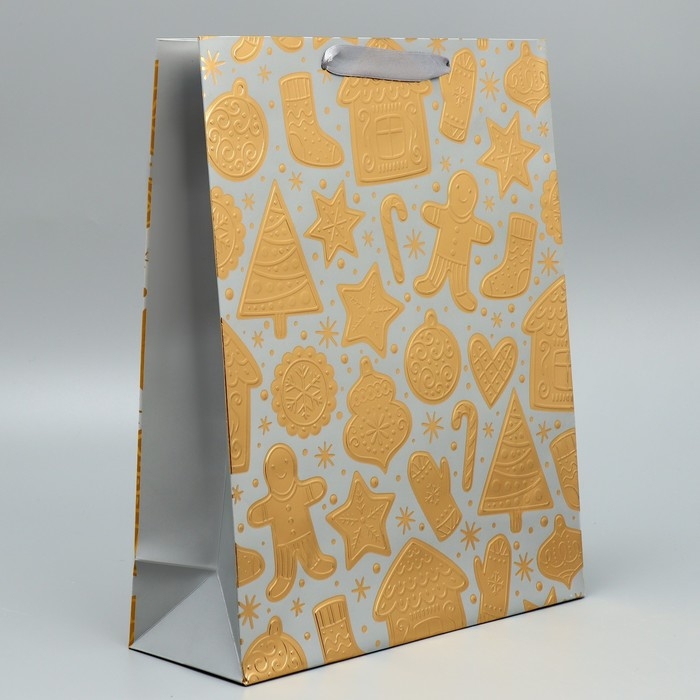 Пакет подарочный новогодний «Новогодние сладости» 32 х 26 х 10 см, Новый год Пакет подарочный новогодний «Новогодние сладости» 32 х 26 х 10 см, Новый год