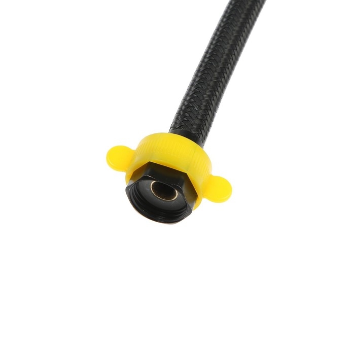 Подводка гибкая для воды ZEIN engr, нейлон, 1/2 Подводка гибкая для воды ZEIN engr, нейлон, 1/2", гайка-гайка, 40 см, с ключом, черная