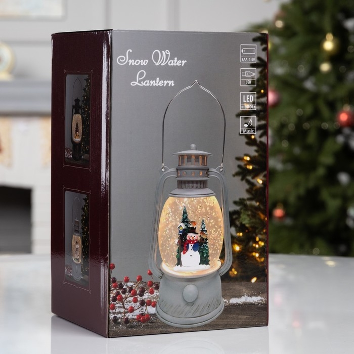 Фигура светодиодная «Снеговик», 20.8х11.9х9.7 см, музыка, батарейки ААх3 (не в комплекте), USB, свечение тёплое белое Фигура светодиодная «Снеговик», 20.8х11.9х9.7 см, музыка, батарейки ААх3 (не в комплекте), USB, свечение тёплое белое