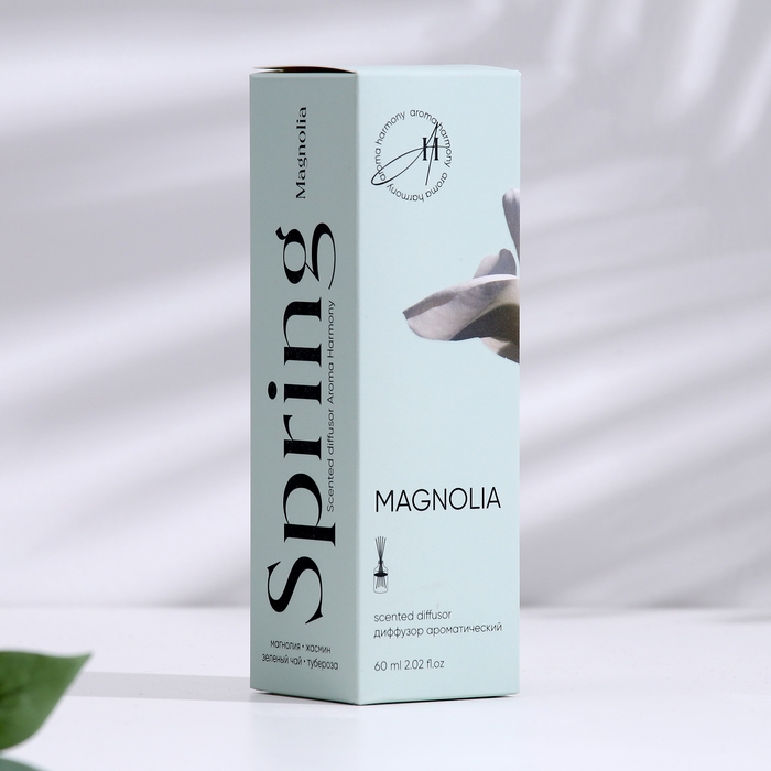 Диффузор ароматический, Диффузор ароматический, "Magnolia", магнолия, 60 мл