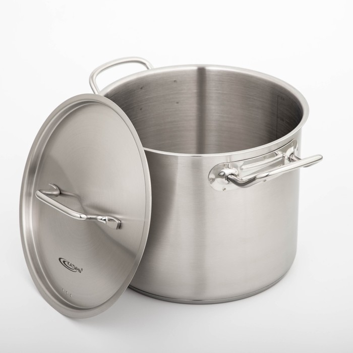 Кастрюля «Общепит», 7 л, d=22 см, h=18 см, капсульное дно, индукция Кастрюля «Общепит», 7 л, d=22 см, h=18 см, капсульное дно, индукция