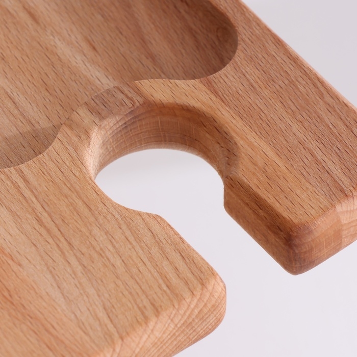 Менажница из бука  Менажница из бука "Винный столик прямоугольный" №4