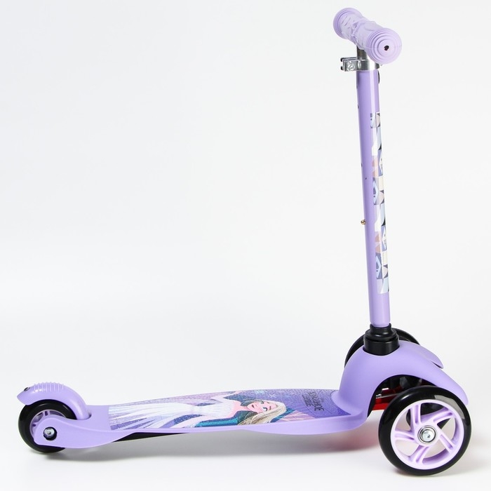 Самокат детский складной Холодное сердце, колёса PU 120/80 мм, ABEC 7, цвет фиолетовый Самокат детский складной Холодное сердце, колёса PU 120/80 мм, ABEC 7, цвет фиолетовый