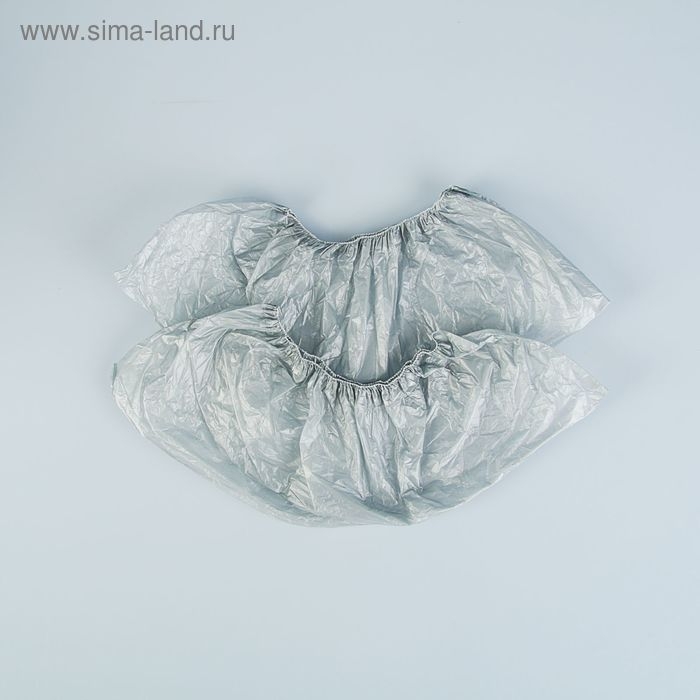 Бахилы  Бахилы "Прочные", серебряные, 36 микрон, 3,5 грамма, 100 пар