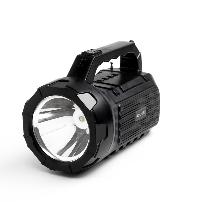 Фонарь аккумуляторный, 10 Вт, 1200 мАч, Bluetooth, AUX, USB, радио, на солнечной батарее Фонарь аккумуляторный, 10 Вт, 1200 мАч, Bluetooth, AUX, USB, радио, на солнечной батарее