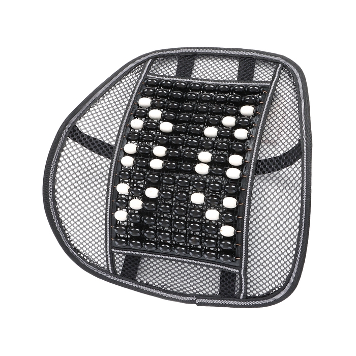 Ортопедическая спинка на сиденье с массажером, 40×40 см, черный Ортопедическая спинка на сиденье с массажером, 40×40 см, черный