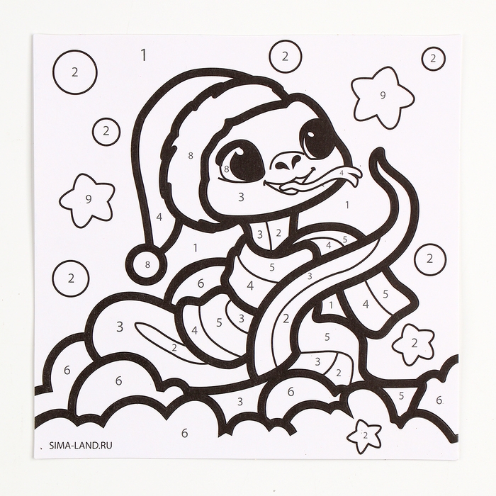 Сияющая фреска на новый год «Веселая Змейка»», новогодний набор для творчества, символ года 2025 Сияющая фреска на новый год «Веселая Змейка»», новогодний набор для творчества, символ года 2025